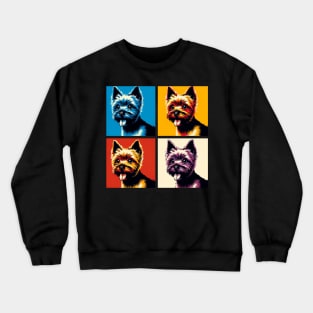 Norwich Terrier Pop Art - Dog Lovers Crewneck Sweatshirt